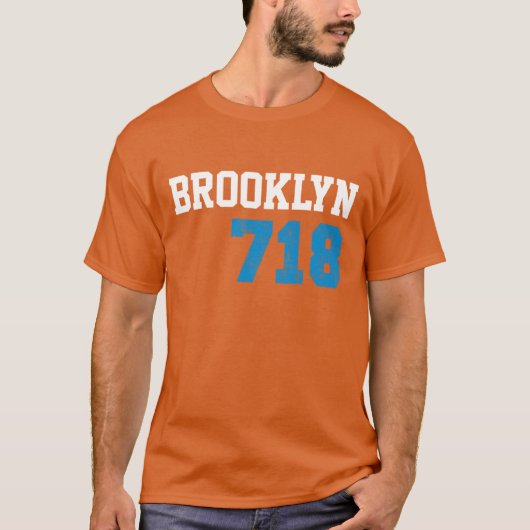 T-shirt Brooklyn 718 (Devant)
