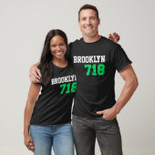T-shirt Brooklyn 718 (Unisexe)