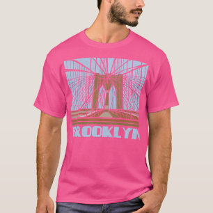 T-shirt Brooklyn Bridge Brooklyn Souvenir Vintage NYC Nouv