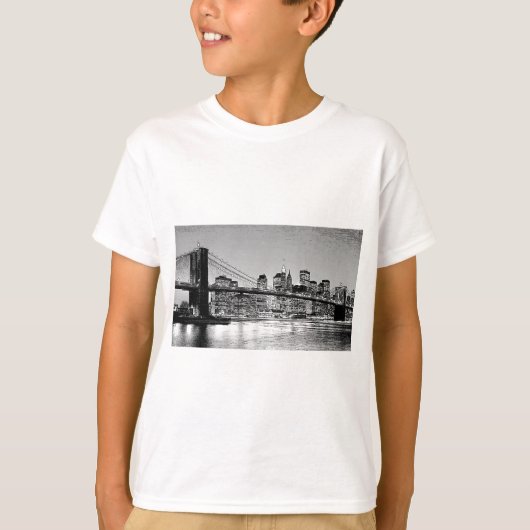 T-shirt Brooklyn Bridge New York City (Devant)