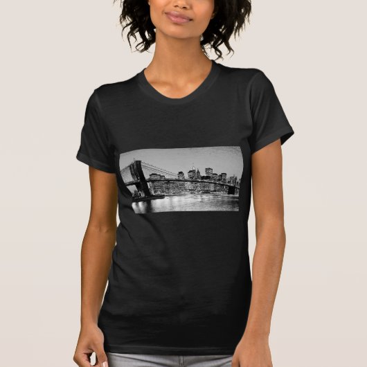T-shirt Brooklyn Bridge New York City (Devant)