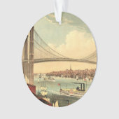 T-SHIRT Brooklyn Bridge Ornament (voorkant)
