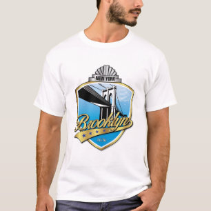 T-shirt Brooklyn Design Gold
