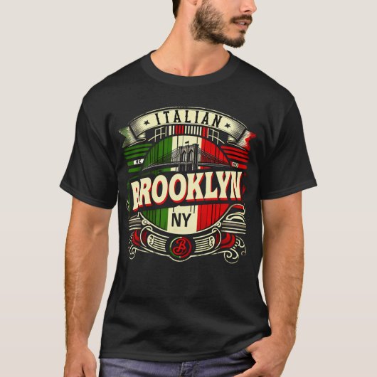 T-shirt Brooklyn Italien (Devant)