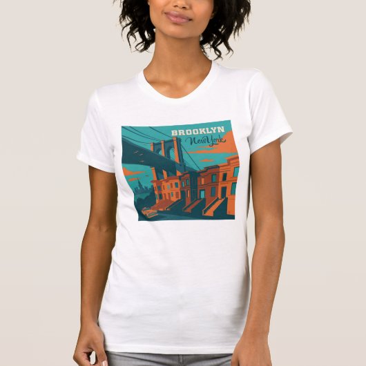 T-shirt Brooklyn New York (Devant)
