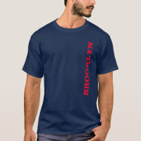 Brooklyn New York City Nyc Navy Blue Red