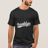 T-shirt Brooklyn New York Ny 1970 Dark (Devant)