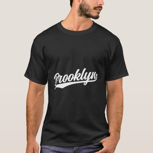 T-shirt Brooklyn New York Ny 1970 Dark (Devant)