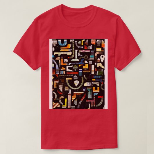 T-shirt Brooklyn NY Métro Mosaic Art (Design devant)