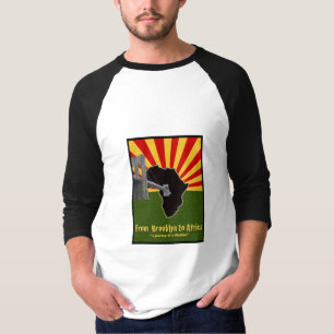 T-shirt Brooklyn vers l'Afrique 3/4 SleeveRaglan