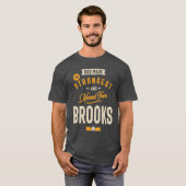 T-shirt Brooks Nom personnalisé Anniversaire Cadeau (Devant entier)