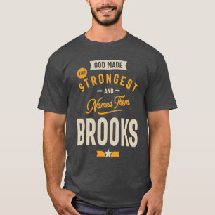 T-shirt Brooks Nom personnalisé Anniversaire Cadeau