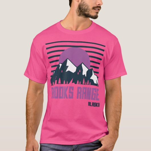 T-shirt Brooks Range Mountains Alaska Randonnée (Devant)