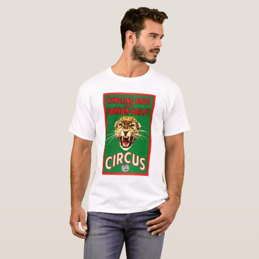 T-shirt BROS & BARNUM BAILEY Publicité sur le CIRCUS améri (Devant entier)