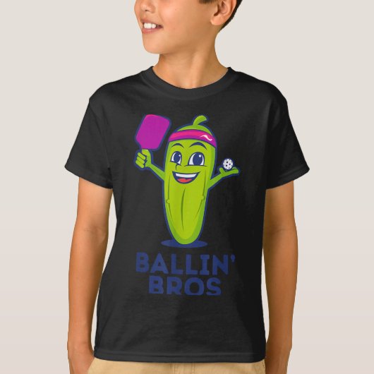 T-shirt Bros De Pickle Ballin - Cadeaux Amis, Frères Ou (Devant)
