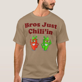 T-shirt Bros Just Chiliin Cookoff épicé
