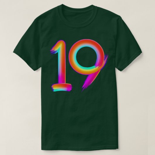 T-shirt Brossé 17 (Design devant)