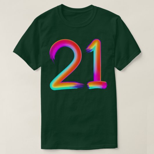 T-shirt Brossé 19 (Design devant)