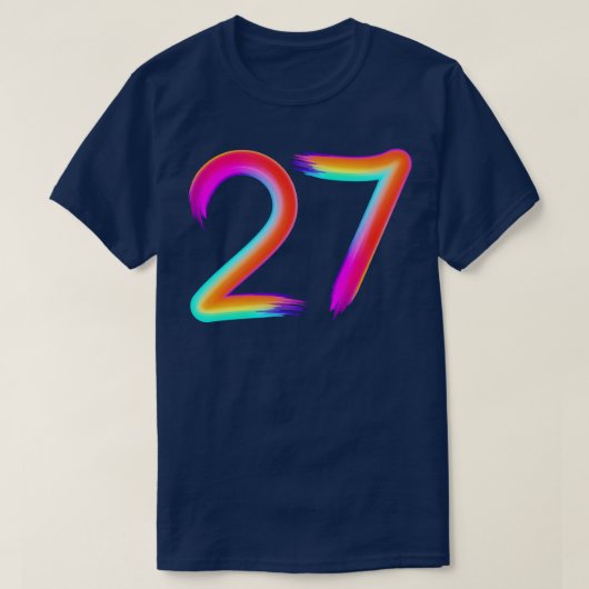 T-shirt Brossé 25 (Design devant)