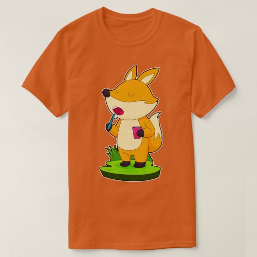 T-shirt Brosse à dents Fox (Design devant)