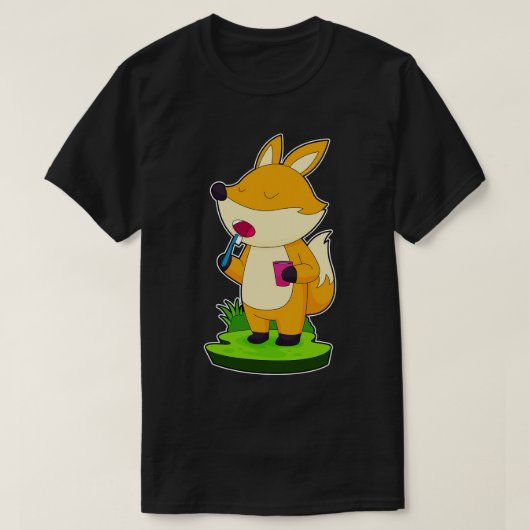 T-shirt Brosse à dents Fox (Design devant)