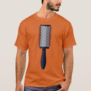 T-shirt Brosse à rouleaux à cheveux