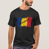 T-shirt Brosse artistique Roumanie (Devant)