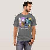 T-shirt brosse de saison éffrayante (Devant entier)