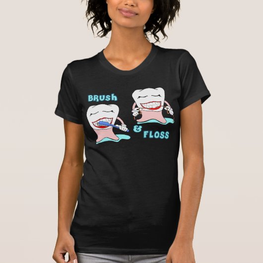 T-shirt Brosse et soie (Devant)