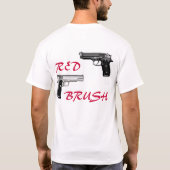 T-SHIRT BROSSE ROUGE (Dos)