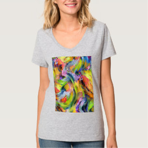 T-shirt Brosses couleur en jaune
