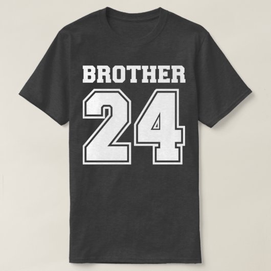 T-shirt Brother 2024 pour nouveau frère (Design devant)