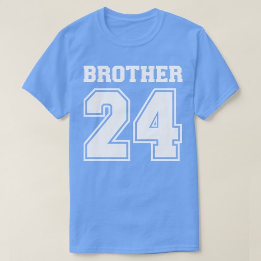 T-shirt Brother 2024 pour nouveau frère (Design devant)