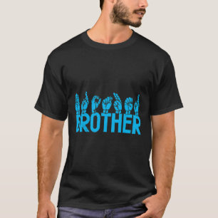 T-shirt Brother American Sign Language Sourde Sensibilisat