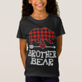 T-Shirt Brother Bear Christmas Pajama Red Plaid Buffalo Fa (Devant)