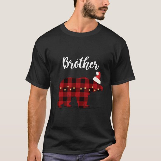 T-shirt Brother Bear Noël Plaid (Devant)
