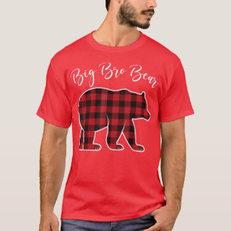 T-shirt Brother Bear Pajama Red Buffalo Xmas Family Christ