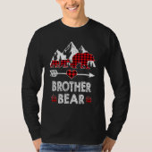 T-shirt Brother Bear Red Buffalo Plaid Brother Bear Pajam (Devant)