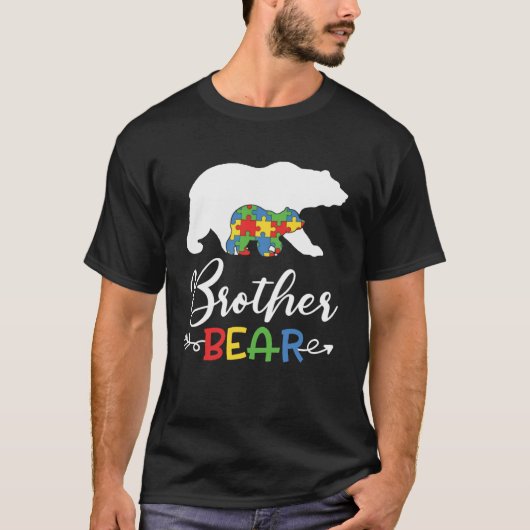T-shirt Brother Bear Sensibilisation sur l'autisme Bro gar (Devant)