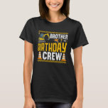 T-shirt Brother Birthday Crew<br><div class="desc">Équipe d'anniversaire du frère - Construction Anniversaire Fournitures</div>