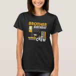 T-shirt Brother Birthday Crew<br><div class="desc">Brother Birthday Crew - Construction Birthday Party Supplies Premium_2.</div>