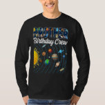 T-shirt Brother Birthday Crew Système solaire spatial Bda<br><div class="desc">Partie Anniversaire du système solaire de l'équipage d'anniversaire Brother</div>