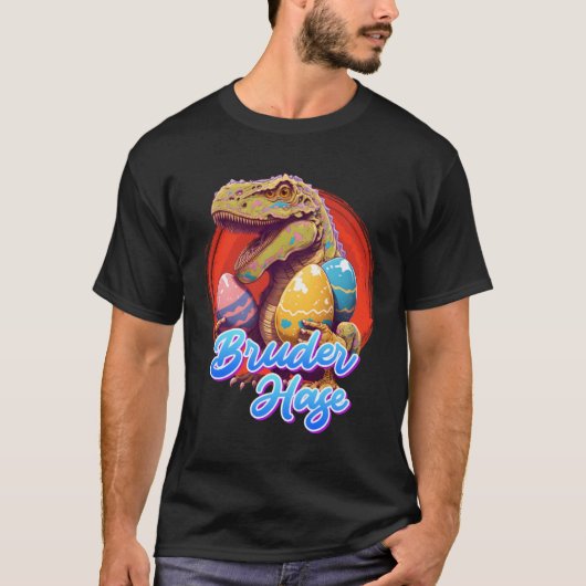 T-shirt Brother Bunny Happy Easter Rabbit Kids Children Bo (Devant)