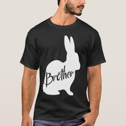 T-shirt Brother Bunny Rabbit Easter (Devant)