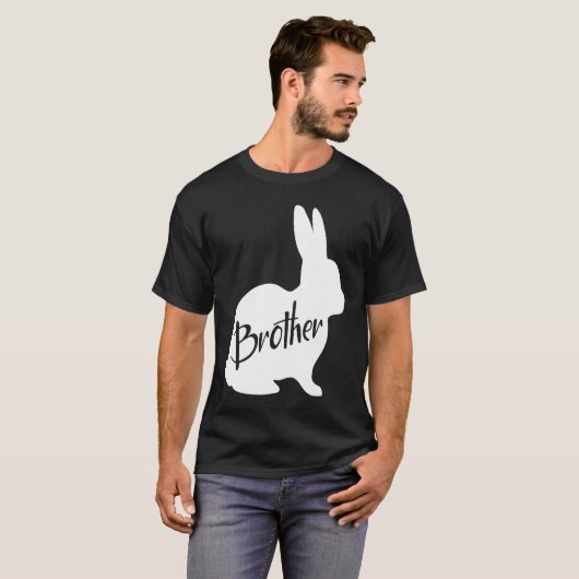 T-shirt Brother Bunny Rabbit Easter (Devant entier)
