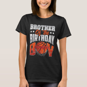 T-shirt Brother Bysketbyll Birthday Boy Family Byller B-da