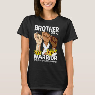 T-shirt Brother D'Un Guerrier Dépression Postpartum Aw