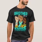 T-shirt Brother D'Un Guerrier Scleroderma Sensibilisation (Devant)
