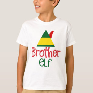 T-shirt Brother Elf Baby Kids Noël Fête Famille Amusante
