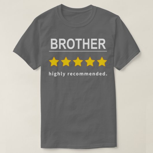 T-shirt Brother Highly Recommandé (Design devant)